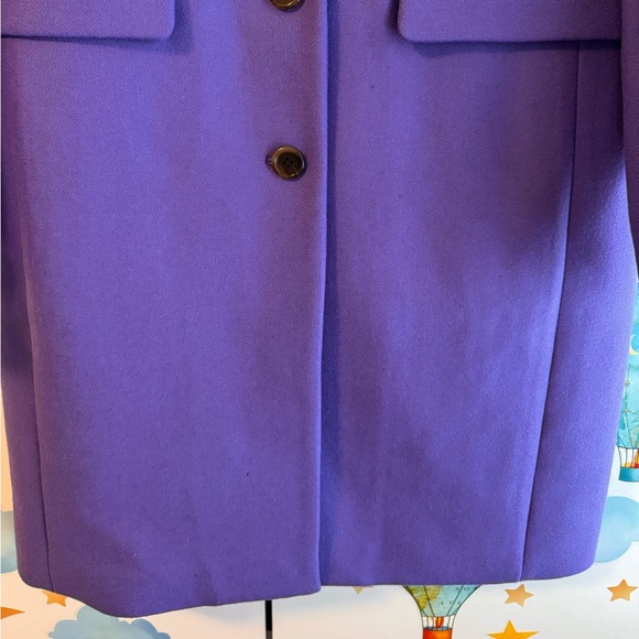 JCrew icy purple Parke Topcoat $350 worn one time - Picture 3 of 14